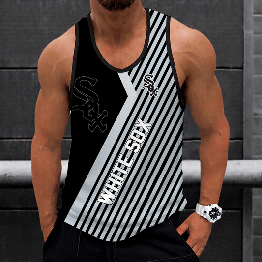 [FLASH SALE] NEW CUSTOMIZED MLB26 CHICAGO WHITE SOX UNISEX TANK TOP
