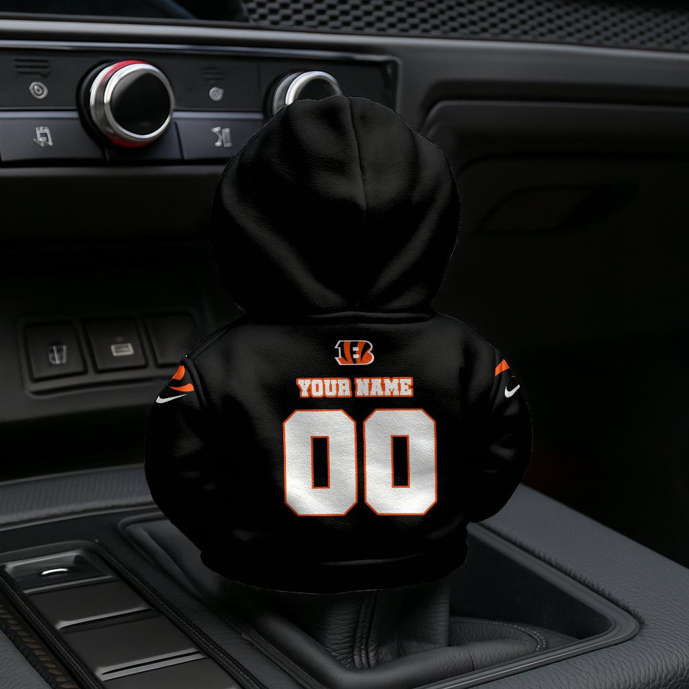 [SPECIAL OFFER] NEW CUSTOMIZED NFL16 CCB CINCINNATI BENGALS AUTOMOTIVE HOODIE SHIFT KNOB COVER