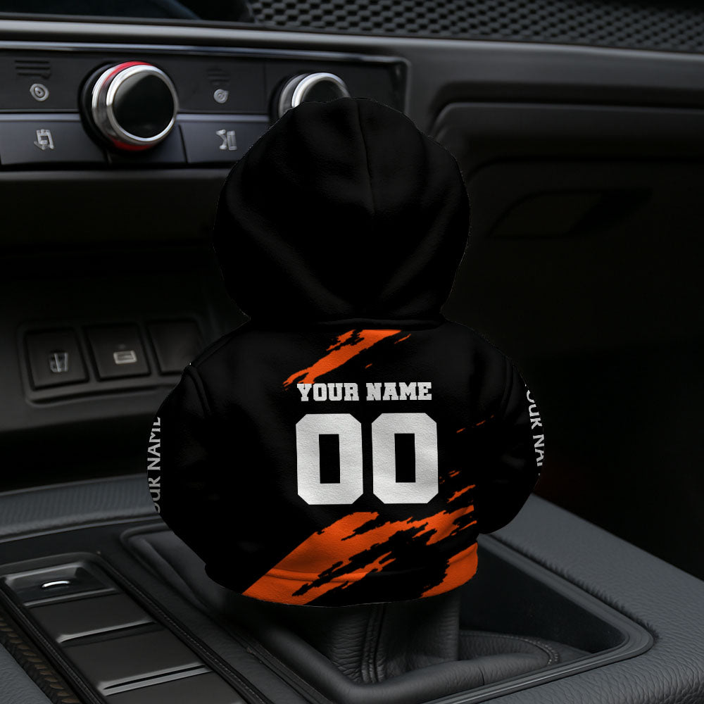 [SPECIAL OFFER] NEW CUSTOMIZED NFL16 CCB CINCINNATI BENGALS CAR HOODIE SHIFT KNOB COVER