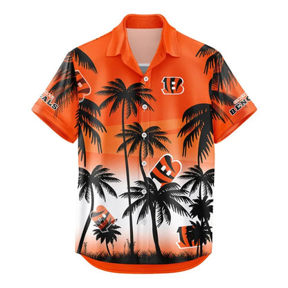 [SPECIAL OFFER] NEW CUSTOMIZED NFL16 CCB CINCINNATI BENGALS UNISEX HAWAIIAN SHIRT & SHORTS SET