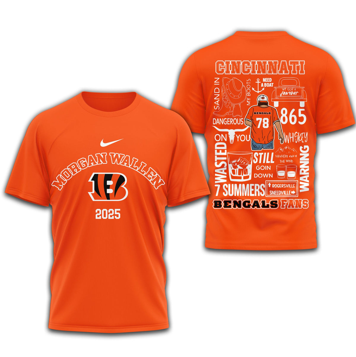 [SPECIAL OFFER] NEW CUSTOMIZED NFL16 CCB CINCINNATI BENGALS T-SHIRT | MULTIPLE COLORS AVAILABLE