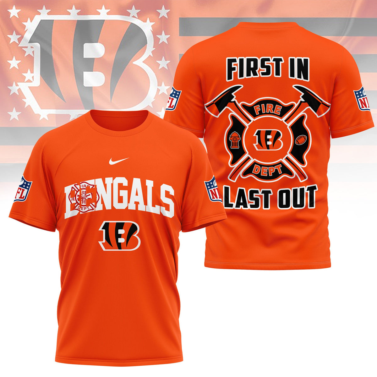 [SPECIAL OFFER] NEW CUSTOMIZED NFL16 CCB CINCINNATI BENGALS T-SHIRT | MULTIPLE COLORS AVAILABLE