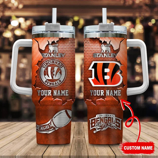 [SPECIAL OFFER] NEW CUSTOMIZED NFL16 CCB CINCINNATI BENGALS TUMBLER CUP
