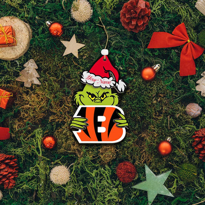 [SPECIAL OFFER] NEW CUSTOMIZED NFL16 CCB CINCINNATI BENGALS CHRISTMAS ACRYLIC ORNAMENT