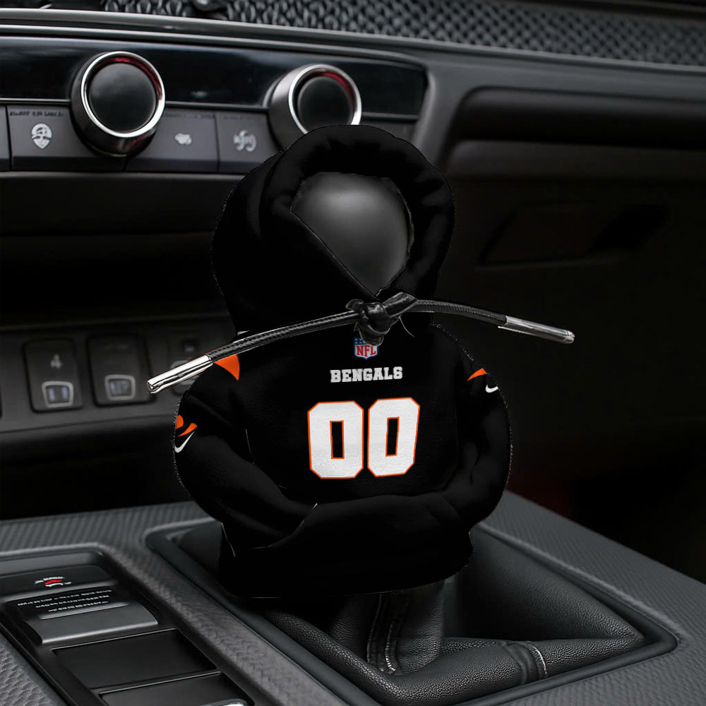 [SPECIAL OFFER] NEW CUSTOMIZED NFL16 CCB CINCINNATI BENGALS AUTOMOTIVE HOODIE SHIFT KNOB COVER