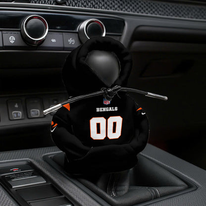 [SPECIAL OFFER] NEW CUSTOMIZED NFL16 CCB CINCINNATI BENGALS AUTOMOTIVE HOODIE SHIFT KNOB COVER