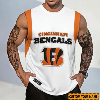 [SPECIAL OFFER] NEW CUSTOMIZED NFL16 CCB CINCINNATI BENGALS TANKTOP & GYM SHIRT