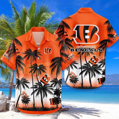 [SPECIAL OFFER] NEW CUSTOMIZED NFL16 CCB CINCINNATI BENGALS UNISEX HAWAIIAN SHIRT & SHORTS SET