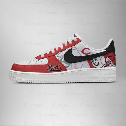 [FLASH SALE] NEW CUSTOMIZED MLB05 CC REDS AF1 SHOES
