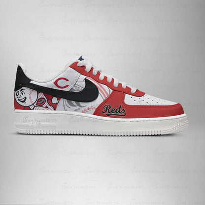[FLASH SALE] NEW CUSTOMIZED MLB05 CC REDS AF1 SHOES