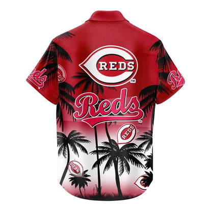 [FLASH SALE] NEW CUSTOMIZED MLB05 CRS CINCINNATI REDS UNISEX HAWAIIAN SHIRT & SHORTS SET