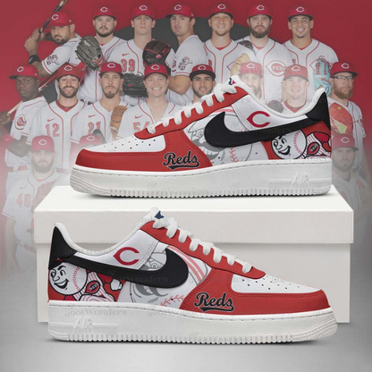 [FLASH SALE] NEW CUSTOMIZED MLB05 CC REDS AF1 SHOES