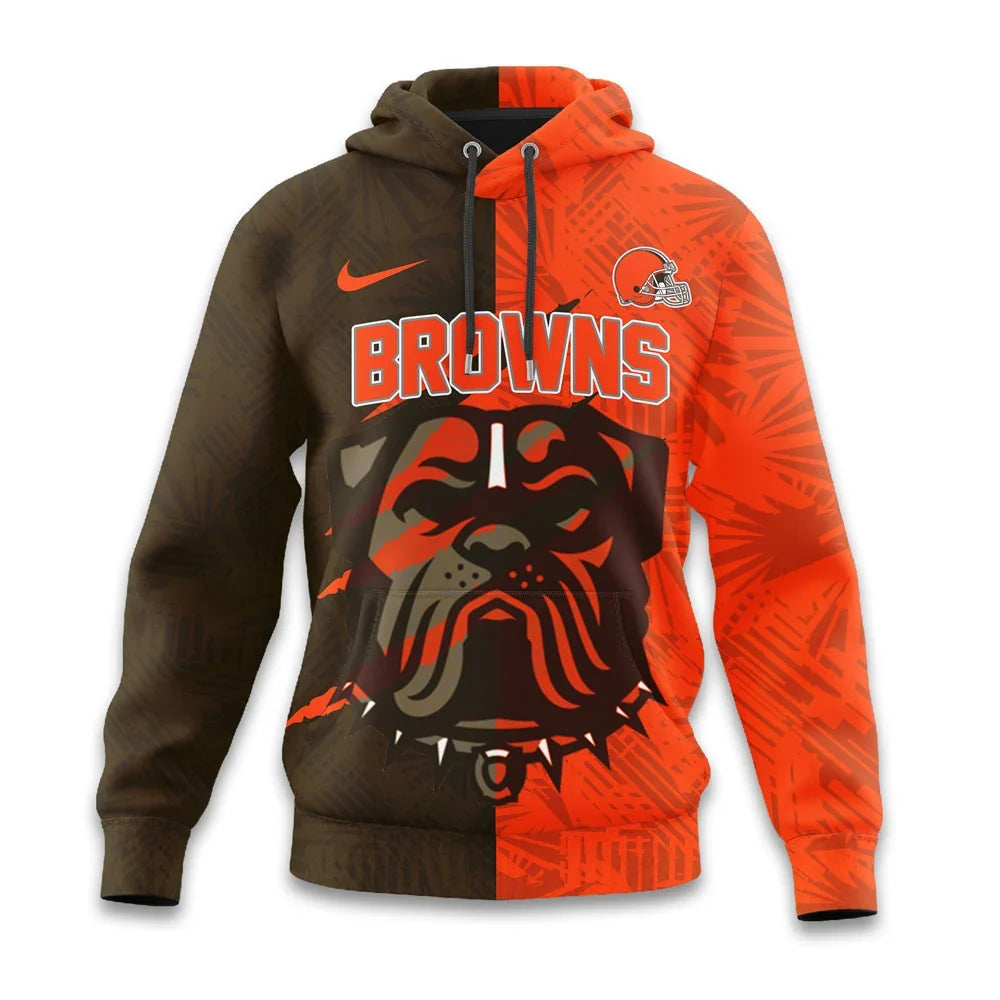 [SPECIAL OFFER] NEW CUSTOMIZED NFL29 CLB CLEVELAND BROWNS T-SHIRT, HOODIE, ZIP HOODIE