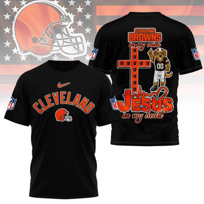 [SPECIAL OFFER] NEW CUSTOMIZED NFL29 CLB CLEVELAND BROWNS T-SHIRT | MULTIPLE COLORS AVAILABLE