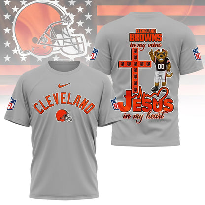 [SPECIAL OFFER] NEW CUSTOMIZED NFL29 CLB CLEVELAND BROWNS T-SHIRT | MULTIPLE COLORS AVAILABLE