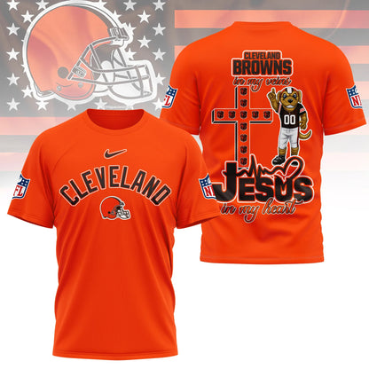 [SPECIAL OFFER] NEW CUSTOMIZED NFL29 CLB CLEVELAND BROWNS T-SHIRT | MULTIPLE COLORS AVAILABLE