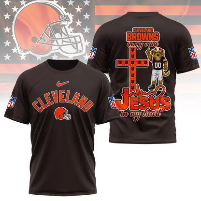 [SPECIAL OFFER] NEW CUSTOMIZED NFL29 CLB CLEVELAND BROWNS T-SHIRT | MULTIPLE COLORS AVAILABLE