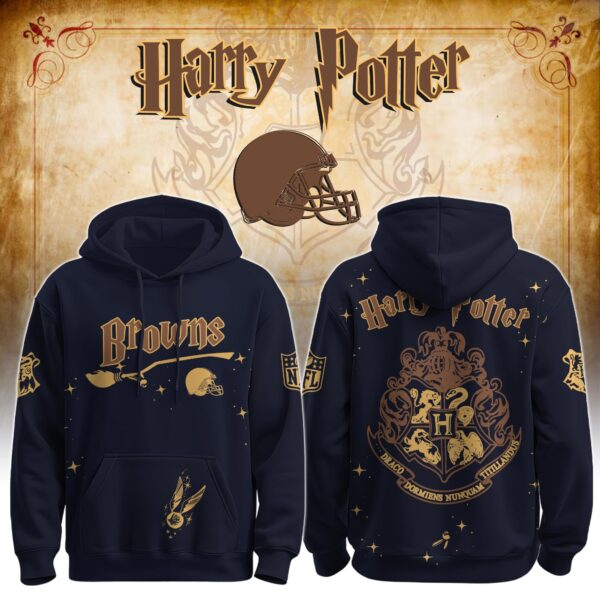 [SPECIAL OFFER] NEW CUSTOMIZED NFL29 CLB CLEVELAND BROWNS x HARRY POTTER T-SHIRT, HOODIE, ZIP HOODIE