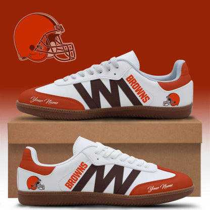 [SPECIAL OFFER] NEW CUSTOMIZED NFL29 CLB CLEVELAND BROWNS CLASSIC SNEAKERS