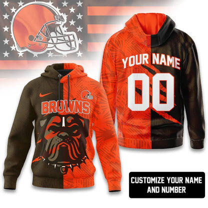 [SPECIAL OFFER] NEW CUSTOMIZED NFL29 CLB CLEVELAND BROWNS T-SHIRT, HOODIE, ZIP HOODIE