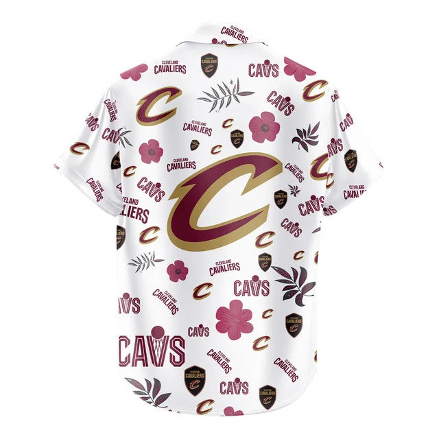 [HOT DEAL] NEW CUSTOMIZED NBA02 CCA CLEVELAND CAVALIERS UNISEX HAWAIIAN SHIRT & SHORTS SET
