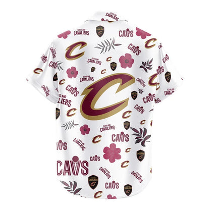 [HOT DEAL] NEW CUSTOMIZED NBA02 CCA CLEVELAND CAVALIERS UNISEX HAWAIIAN SHIRT & SHORTS SET