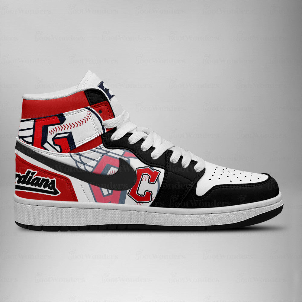 [FLASH SALE] NEW CUSTOMIZED MLB13 CL GUARDIANS AIR JORDAN SNEAKERS