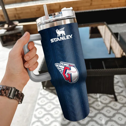 [FLASH SALE] NEW CUSTOMIZED MLB13 CGS CLEVELAND GUARDIANS 40OZ TUMBLER