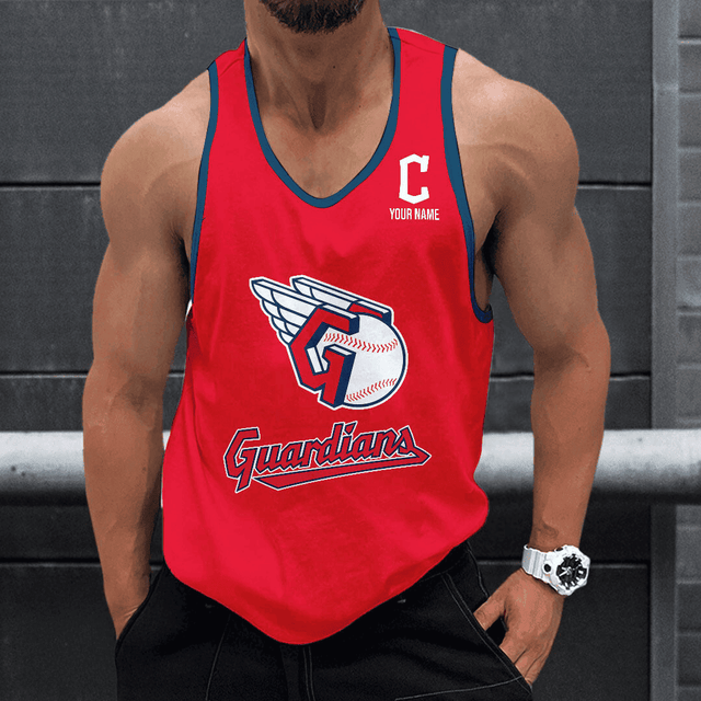 [FLASH SALE] NEW CUSTOMIZED MLB13 CLEVELAND GUARDIANS UNISEX TANK TOP