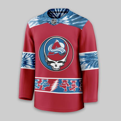 [SUPER SALE] NEW CUSTOMIZED NHL05 CAL COLORADO AVALANCHE UNISEX HOCKEY JERSEY
