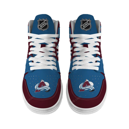 [SUPER SALE] NEW CUSTOMIZED NHL05 CL AVALANCHE AIR JORDAN SNEAKERS