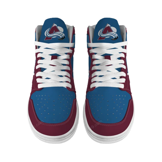 [SUPER SALE] NEW CUSTOMIZED NHL05 CL AVALANCHE AIR JORDAN SNEAKERS