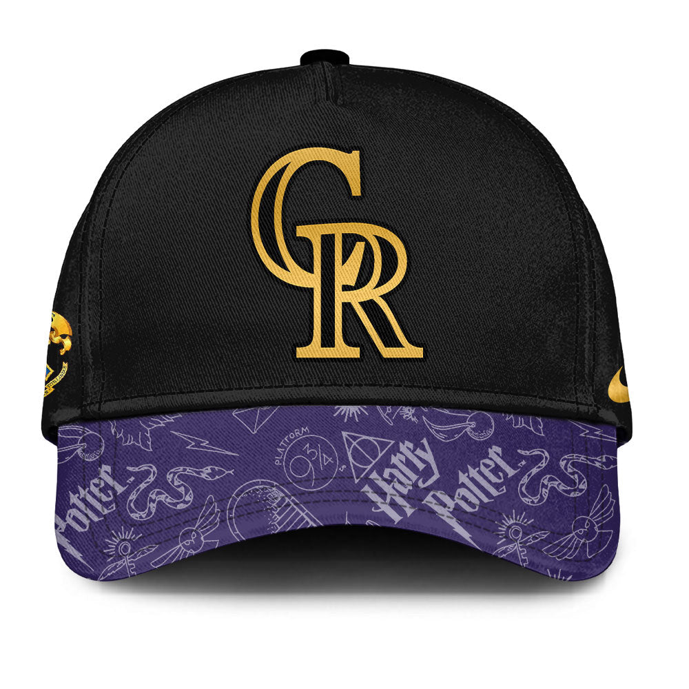 [FLASH SALE] NEW CUSTOMIZED MLB30 CL ROCKIES x HARRY POTTER BASEBALL JERSEY & CAP