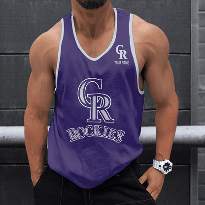 [FLASH SALE] NEW CUSTOMIZED MLB30 COLORADO ROCKIES UNISEX TANK TOP