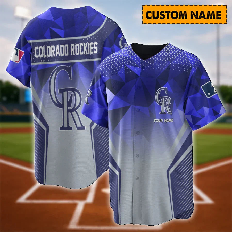[FLASH SALE] NEW CUSTOMIZED MLB30 CL ROCKIES BASEBALL JERSEY