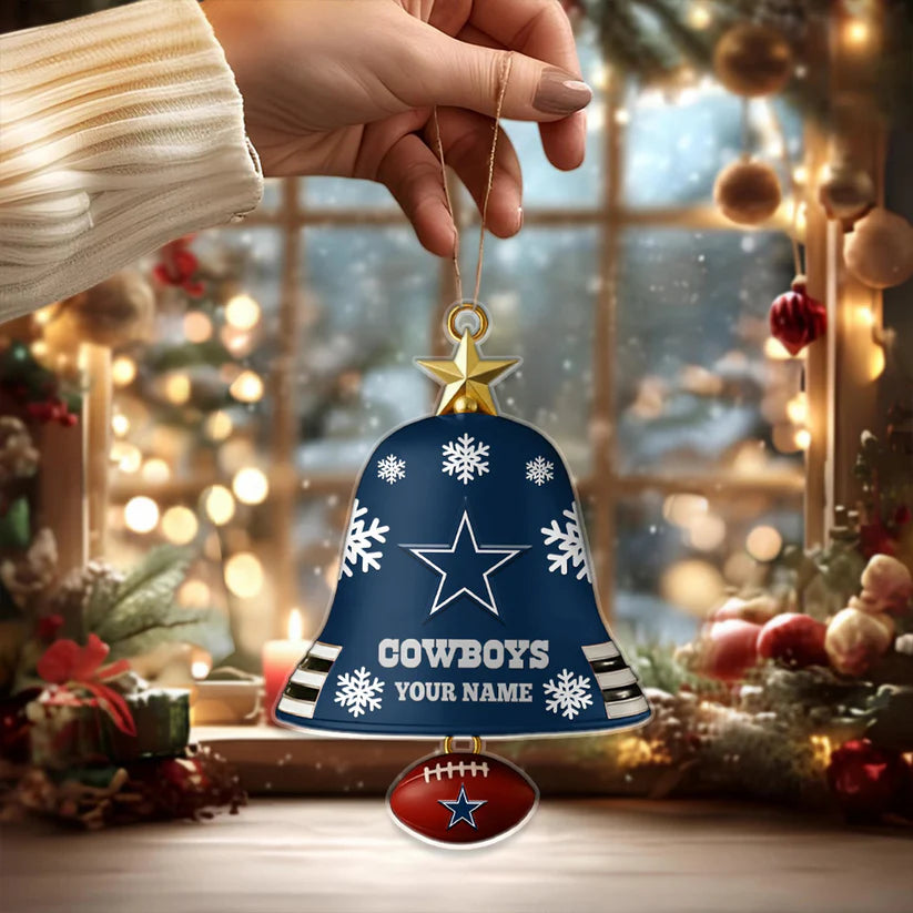 [SPECIAL OFFER] NEW CUSTOMIZED NFL21 DCB DALLAS COWBOYS CHRISTMAS ACRYLIC ORNAMENT