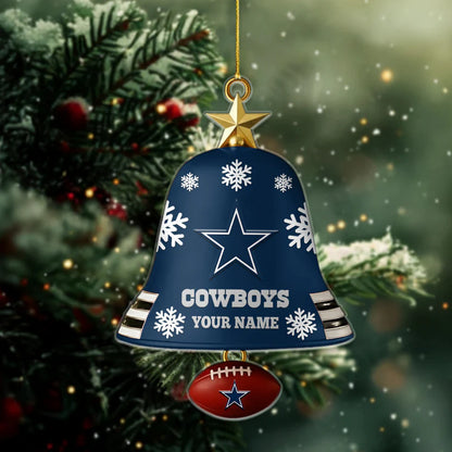 [SPECIAL OFFER] NEW CUSTOMIZED NFL21 DCB DALLAS COWBOYS CHRISTMAS ACRYLIC ORNAMENT