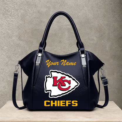 [SPECIAL OFFER] NEW CUSTOMIZED NFL01 KCC KANSAS CITY CHIEFS SHOULDER HANDBAG