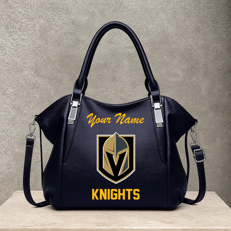 [SUPER SALE] NEW CUSTOMIZED NHL04 VGK VEGAS GOLDEN KNIGHTS SHOULDER HANDBAG