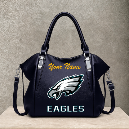 [SPECIAL OFFER] NEW CUSTOMIZED NFL02 PPE PHILADELPHIA EAGLES SHOULDER HANDBAG