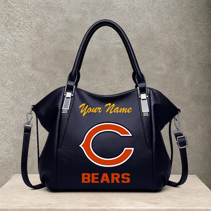 [SPECIAL OFFER] NEW CUSTOMIZED NFL26 CCB CHICAGO BEARS SHOULDER HANDBAG