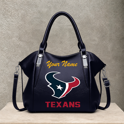 [SPECIAL OFFER] NEW CUSTOMIZED NFL15 HTT HOUSTON TEXANS SHOULDER HANDBAG