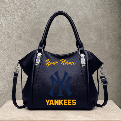 [FLASH SALE] NEW CUSTOMIZED MLB01 NYY NEW YORK YANKEES SHOULDER HANDBAG