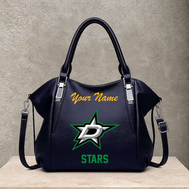 [SUPER SALE] NEW CUSTOMIZED NHL15 DLS DALLAS STARS SHOULDER HANDBAG