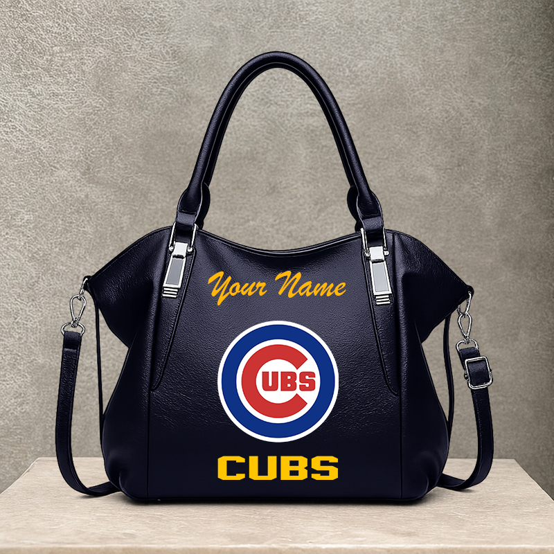 [FLASH SALE] NEW CUSTOMIZED MLB04 CCS CHICAGO CUBS SHOULDER HANDBAG