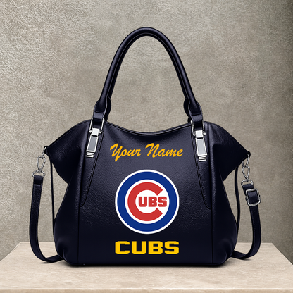 [FLASH SALE] NEW CUSTOMIZED MLB04 CCS CHICAGO CUBS SHOULDER HANDBAG