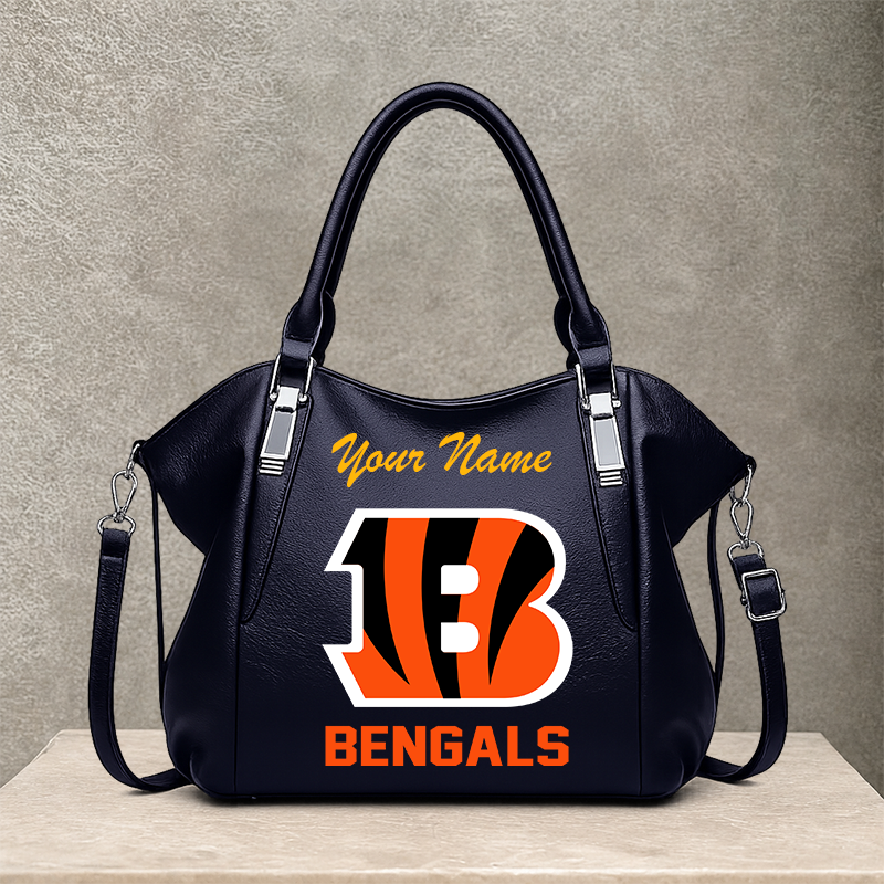 [SPECIAL OFFER] NEW CUSTOMIZED NFL16 CCB CINCINNATI BENGALS SHOULDER HANDBAG