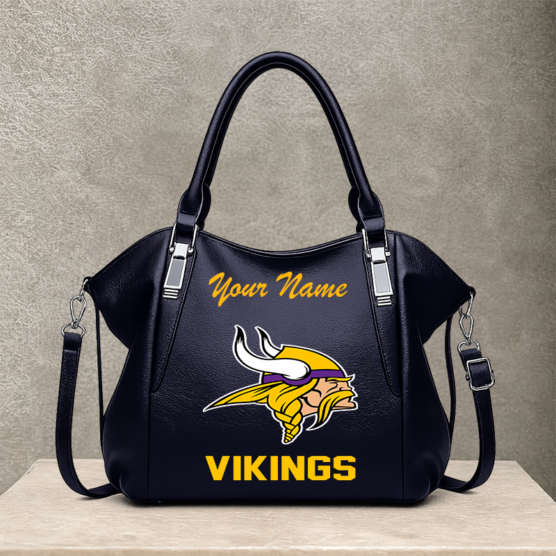 [SPECIAL OFFER] NEW CUSTOMIZED NFL05 MVK MINNESOTA VIKINGS SHOULDER HANDBAG