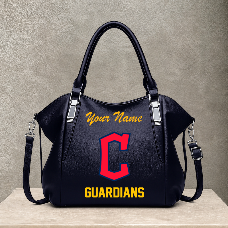 [FLASH SALE] NEW CUSTOMIZED MLB13 CGS CLEVELAND GUARDIANS SHOULDER HANDBAG