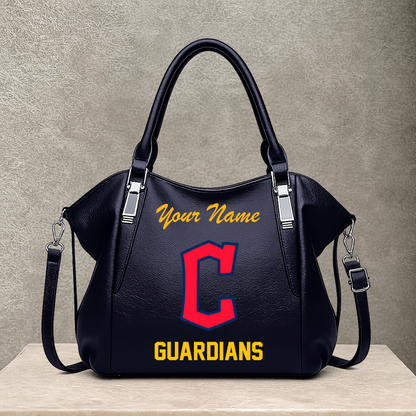 [FLASH SALE] NEW CUSTOMIZED MLB13 CGS CLEVELAND GUARDIANS SHOULDER HANDBAG
